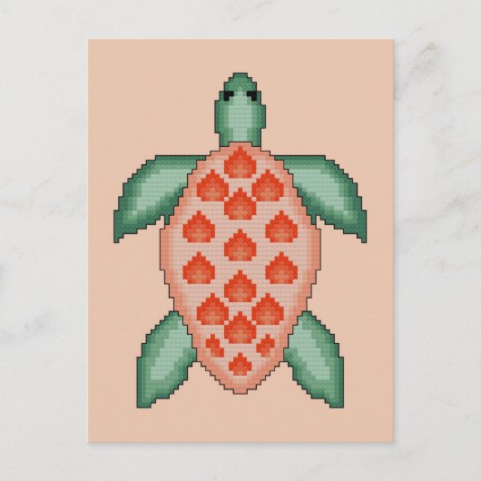Carte Postale Tortue de mer (Devant)