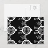 Carte Postale Tortue de tatouage (Devant / Derrière)