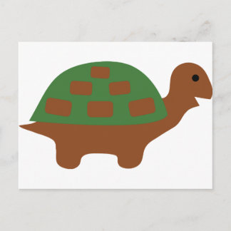 Carte Postale tortue drôle