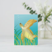 Carte Postale Tortue Hawaii (Debout devant)