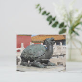 Carte postale Tortue Lion (Debout devant)