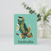 Carte Postale Tortue marine australienne (Debout devant)