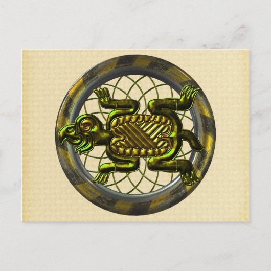 Carte Postale Tortue maya (Devant)