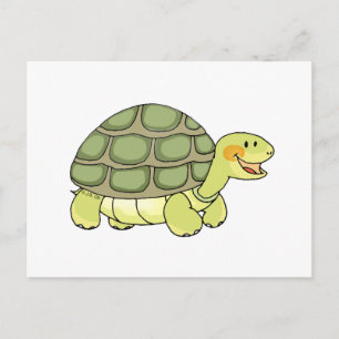 Carte Postale Tortue mignonne