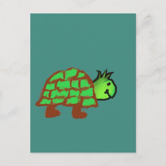 Carte Postale Tortue mûre (Devant)