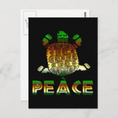 Carte Postale Tortue pacifique (Devant / Derrière)