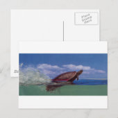 Carte Postale tortue rapide (Devant / Derrière)