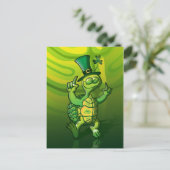 Carte Postale Tortue Saint Patrick (Debout devant)