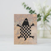 Carte Postale Tortue stylisée - Mimbres Poterie Design (Debout devant)