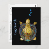 Carte Postale Tortue Talisman Alpha (Devant / Derrière)