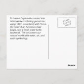 Carte Postale Tortue Talisman Alpha (Dos)