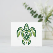 Carte Postale Tortue tribale (Debout devant)
