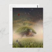 Carte Postale Tortue universelle (Devant / Derrière)