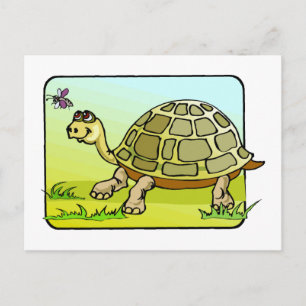 Carte Postale Tortue vigilante