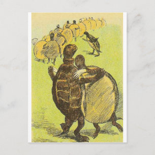 Carte Postale Tortues de danse lente