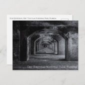 Carte Postale Tortugas sec Fort Jefferson (Devant / Derrière)