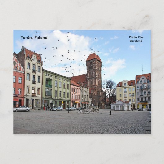 Carte Postale Torun, Pologne, Photo Ola Berglund (Devant)
