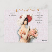 Carte Postale Tosca Opéra Vintage - Conception d'affiche d'opéra (Dos)