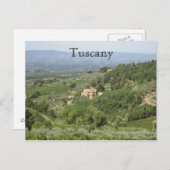 Carte Postale Toscane (Devant / Derrière)