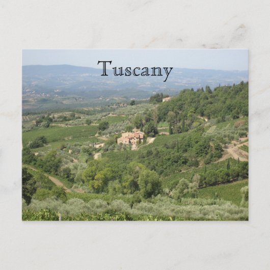 Carte Postale Toscane (Devant)