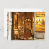 Carte Postale Toscane Cortona.Art Gallery. (Devant / Derrière)