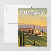 Carte Postale Toscane Exotique (Devant / Derrière)