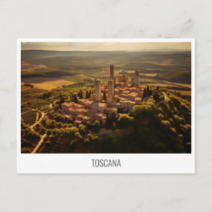 Carte postale Toscane, Italie