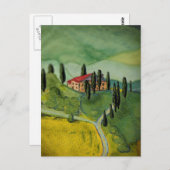 Carte Postale Toscane, Italie (Devant / Derrière)