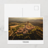 Carte postale Toscane, Italie (Devant / Derrière)