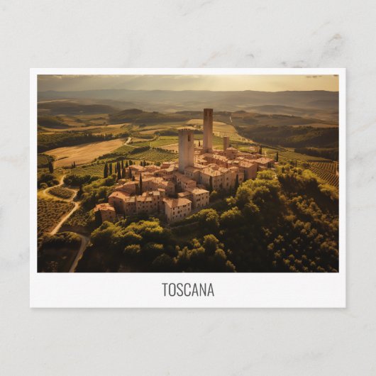Carte postale Toscane, Italie (Devant)