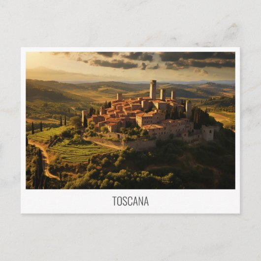 Carte postale Toscane, Italie (Devant)