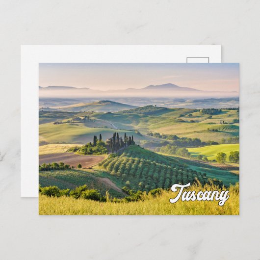 Carte Postale Toscane, Italie (Devant / Derrière)