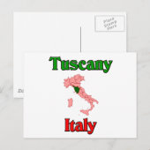 Carte Postale Toscane Italie (Devant / Derrière)
