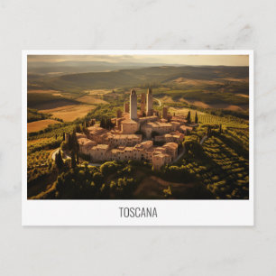 Carte postale Toscane, Italie