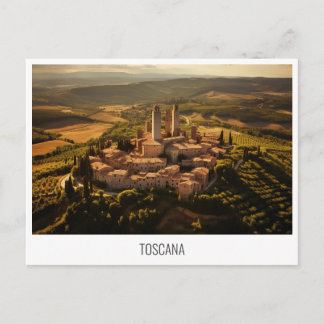 Carte postale Toscane, Italie
