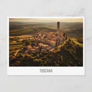 Carte postale Toscane, Italie