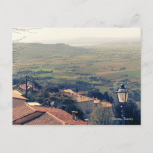 Carte Postale Toscane. Italie. Cortona