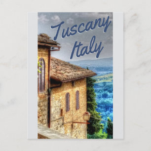Carte Postale Toscane Italie Italien Villa toscane Voyage