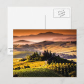 Carte Postale Toscane, Italie photo de paysage (Devant / Derrière)