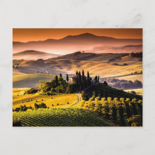 Carte Postale Toscane, Italie photo de paysage
