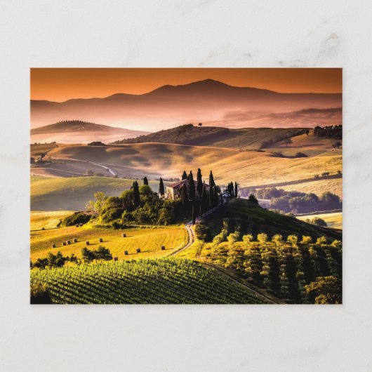 Carte Postale Toscane, Italie photo de paysage (Devant)