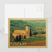 Carte postale Toscane Italie Vintage voyage (Devant / Derrière)