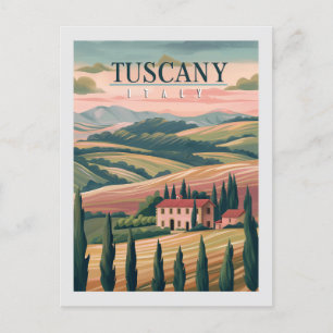 Carte Postale Toscane Italie Voyage rétro
