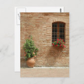Carte Postale Toscane plantes de pot (Devant / Derrière)