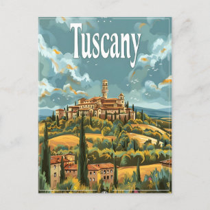 Carte Postale Toscane Vintage