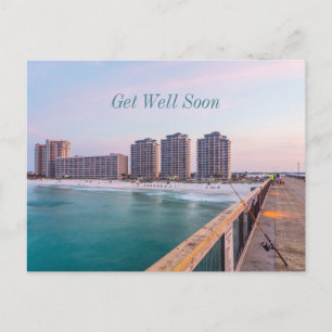 Carte Postale Tôt à Navarre Beach Floride Pêche Prompt rétabliss