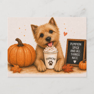 Carte Postale Tôt de Norwich au chaud Pumpkin Spice Automne