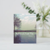 Carte Postale Tôt Je Chercherai Le Verset De La Bible (Debout devant)