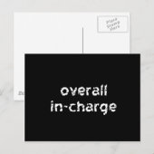 Carte Postale Total en charge (Devant / Derrière)