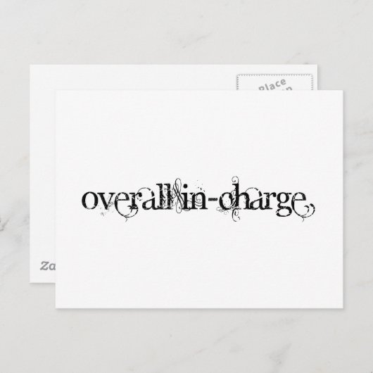 Carte Postale Total en charge (Devant / Derrière)